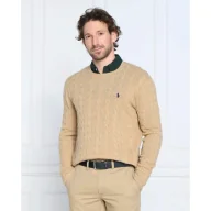Swetry męskie - POLO RALPH LAUREN Wełniany sweter | Slim Fit | z dodatkiem kaszmiru - miniaturka - grafika 1
