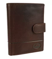 Portfele - Portfel Męski Skórzany EL FORREST Skóra Bydlęca Duży Pionowy Z Zapięciem Dwa Skrzydełka RFID 852 R 22 12,5 x 10 x 2 [cm] - miniaturka - grafika 1