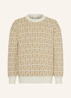 Moda i Uroda OUTLET - Fendi Sweter beige - miniaturka - grafika 1