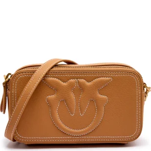 Pinko Skórzana listonoszka CARRIE - Torebki damskie - miniaturka - grafika 1