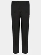 Spodnie męskie - Redefined Rebel Spodnie materiałowe Logan 236039 Czarny Relaxed Fit - miniaturka - grafika 1