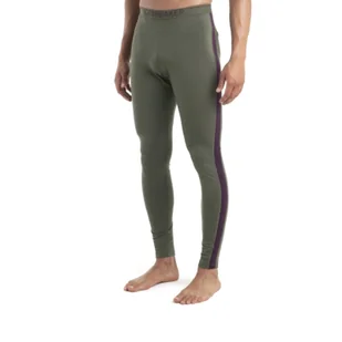 Legginsy termiczne męskie Icebreaker 200 OASIS SONE zielone IB0A59JR878 - Legginsy - miniaturka - grafika 1