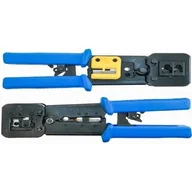 Narzędzia sieciowe - LANBERG Zaciskarka wtyków RJ45 RJ12, RJ11 NT-0204 NT-0204 - miniaturka - grafika 1