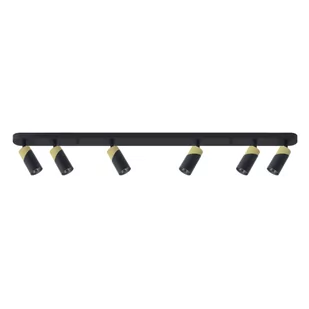 NEO BLACK GOLD SPOT 6xGU10 - Lampy sufitowe - miniaturka - grafika 1