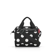 Torebki damskie - Torba Allrounder Cross, Dots White, 4 L, Reisenthel - miniaturka - grafika 1