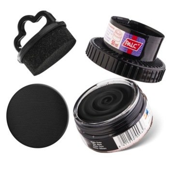 Pasta do Butów Czarna Krem Renowator Koloru Obuwia z Aplikatorem Balsam