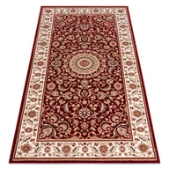 Dywany - Dywan NAIN Rozeta, ramka 7176/51066 bordo, 240x340 cm - miniaturka - grafika 1