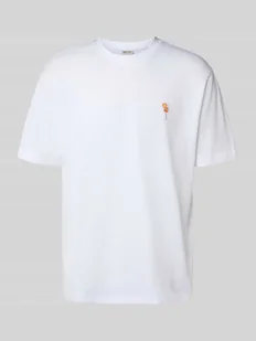 T-shirt o kroju relaxed fit z czystej bawełny - Koszulki męskie - miniaturka - grafika 1