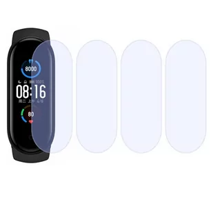 4x Folia hydrożelowa do Xiaomi Mi Band 5 - apgo Smartwatch Hydrogel Protection Ochrona na ekran smartwatcha - Akcesoria do smartwatchy - miniaturka - grafika 1