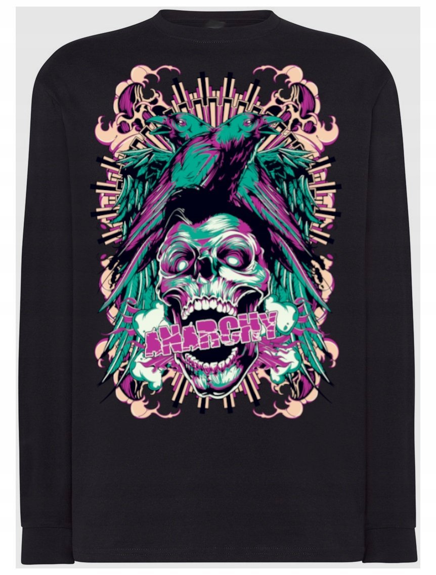 Longsleeve męski nadruk Anarchy Rozm.M