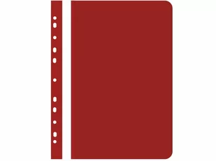 TIERRA Skoroszyt wpinany sztywny PCV czerwony a'10 SKWA4/CZER - Teczki i skoroszyty - miniaturka - grafika 2