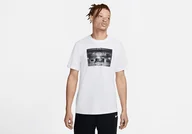 Koszulki męskie - Nike Dri-Fit Photo Basketball Tee White - miniaturka - grafika 1