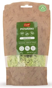 VITAPOL Powerki Brokuł liofilizowany dla gryzoni, królika oraz ptaków egzotycznych 20g - Przysmaki dla gryzoni - miniaturka - grafika 1
