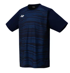 Koszulka męska Yonex Men's Crew Neck Shirt YM0050 Dark Navy XL - Koszulki sportowe męskie - miniaturka - grafika 1