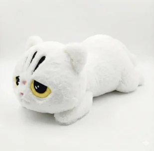 DUŻA MASKOTKA PLUSZAK BIAŁY KOT 45CM PUSZYSTY KOTEK NA PREZENT GRUMPY - Maskotki i pluszaki DUŻA MASKOTKA PLUSZAK BIAŁY KOT 45CM PUSZYSTY KOTEK NA PREZENT GRUMPY - Maskotki i pluszaki - miniaturka - grafika 1