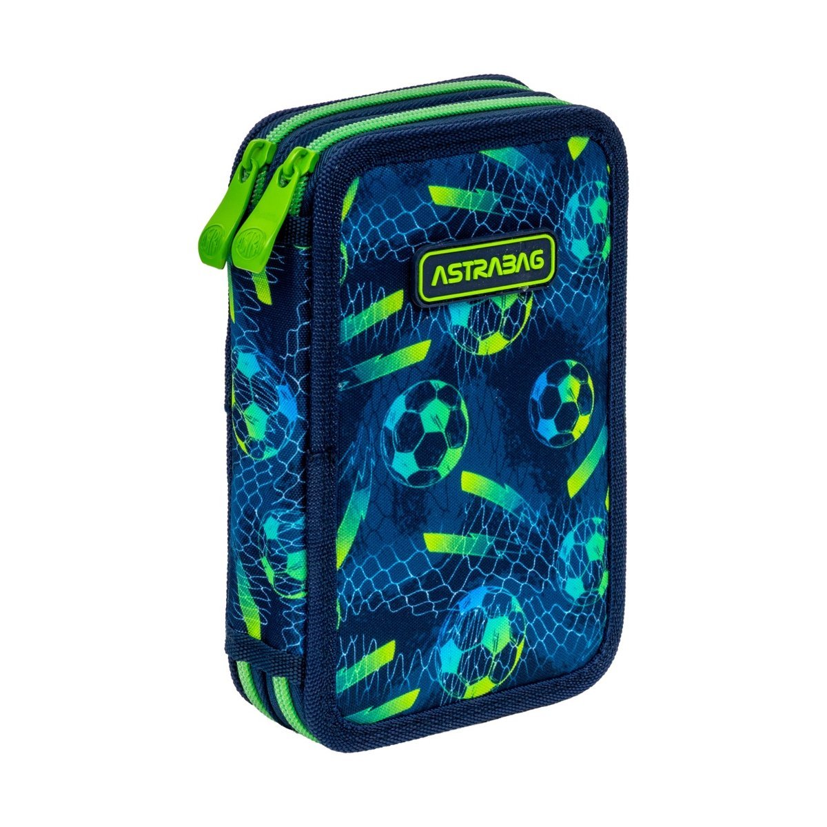 Flame Tree, Piórnik 2-Komorowy Z Wyposażeniem Astrabag Football