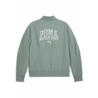Kurtki i kamizelki sportowe męskie - Męska kurtka bomber PUMA Class PUMA Green Moon - miniaturka - grafika 1