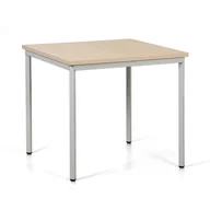 Stoły - B2B Partner Stół do jadalni TRIVIA, jasnoszara konstrukcja, 800x800 mm, brzoza 555420 - miniaturka - grafika 1