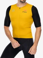 Koszulki rowerowe - Koszulka kolarska Northwave Extreme Evo Jersey Short Sleeve - ochre/black - miniaturka - grafika 1