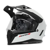 Kaski motocyklowe - Kask Adventure Acerbis Rider Dual Dziecięcy Złamany BiałyL - miniaturka - grafika 1