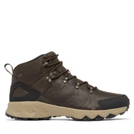 Buty trekkingowe męskie - Trekkingi Columbia Peakfreak II Mid Outdry Leather 2100701 Brązowy - miniaturka - grafika 1