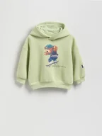 Bluzy i sweterki niemowlęce - Reserved - Bluza z nadrukiem - jasnozielony - miniaturka - grafika 1