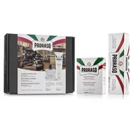 Balsamy po goleniu - PRORASO White Classic Shaving Duo zestaw Balsam po goleniu 100 ml + krem po goleniu 150 ml dla mężczyzn - miniaturka - grafika 1