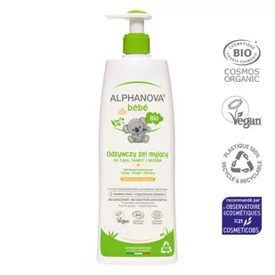 Eco&More ALPHANOVA BEBE DERMO Odżywczy żel do skóry suchej i atopowej 500 ml - Chusteczki higieniczne - miniaturka - grafika 1