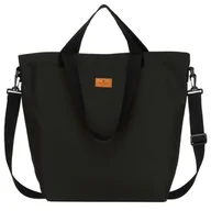 Torby i wózki na zakupy - Torba na zakupy damska PETERSON duża shopper bag na suwak miejska kieszonki na drobiazgi telefon szeroki odpinany pasek na ramię uchwyt do ręki mieś.. - miniaturka - grafika 1
