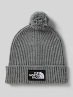 Czapki męskie - Czapka beanie z naszywką z logo - miniaturka - grafika 1