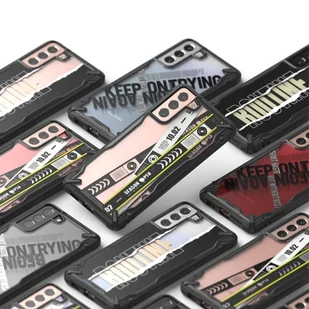 Etui Ringke Fusion X Design do Samsung Galaxy S21+ 5G (S21 Plus 5G) czarny (Ticket band) - Etui i futerały do telefonów - miniaturka - grafika 7