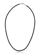 Naszyjniki - Naszyjnik Rzemień z okuciami - gruby - miniaturka - grafika 1