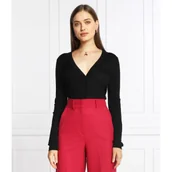 Bluzki damskie - Patrizia Pepe Lniana bluzka | Slim Fit - miniaturka - grafika 1