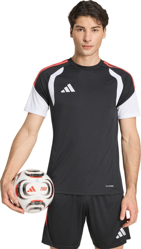 Koszulka męska adidas Tiro 26 League Jersey czarno-biało-czerwona KB1357 M