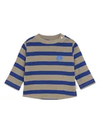 Kaftaniki dla niemowląt - Noppies Koszulka w kolorze beżowo-niebieskim - miniaturka - grafika 1