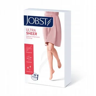 JOBST ULTRASHEER Podkolanówki uciskowe regular CCL2 naturalny, rozmiar 2 - Bielizna lecznicza - miniaturka - grafika 2