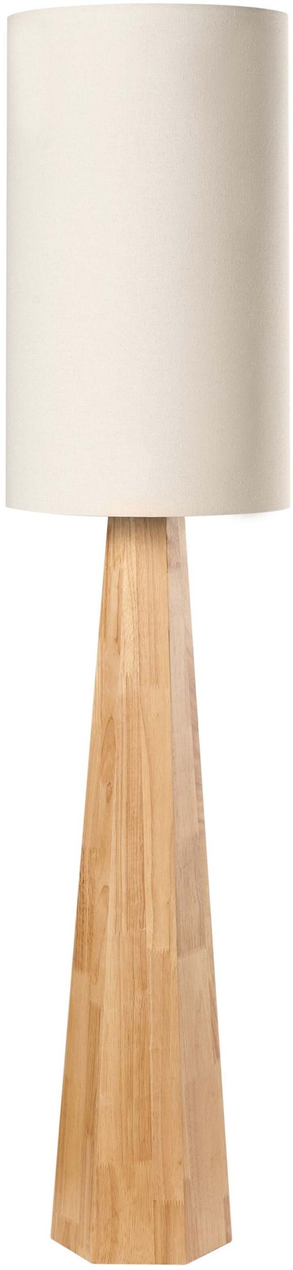 Lampa podłogowa Beliani Lampa podłogowa ILALA Drewno Naturalny
