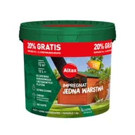 Farby i impregnaty do drewna - Altax Impregnat do drewna ogrodowego JEDNA WARSTWA 12 l Zielony - miniaturka - grafika 1