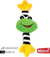Grzechotki dla dzieci - MAM Grzechotka na rączkę Żabka 010 Mom's Care - miniaturka - grafika 1