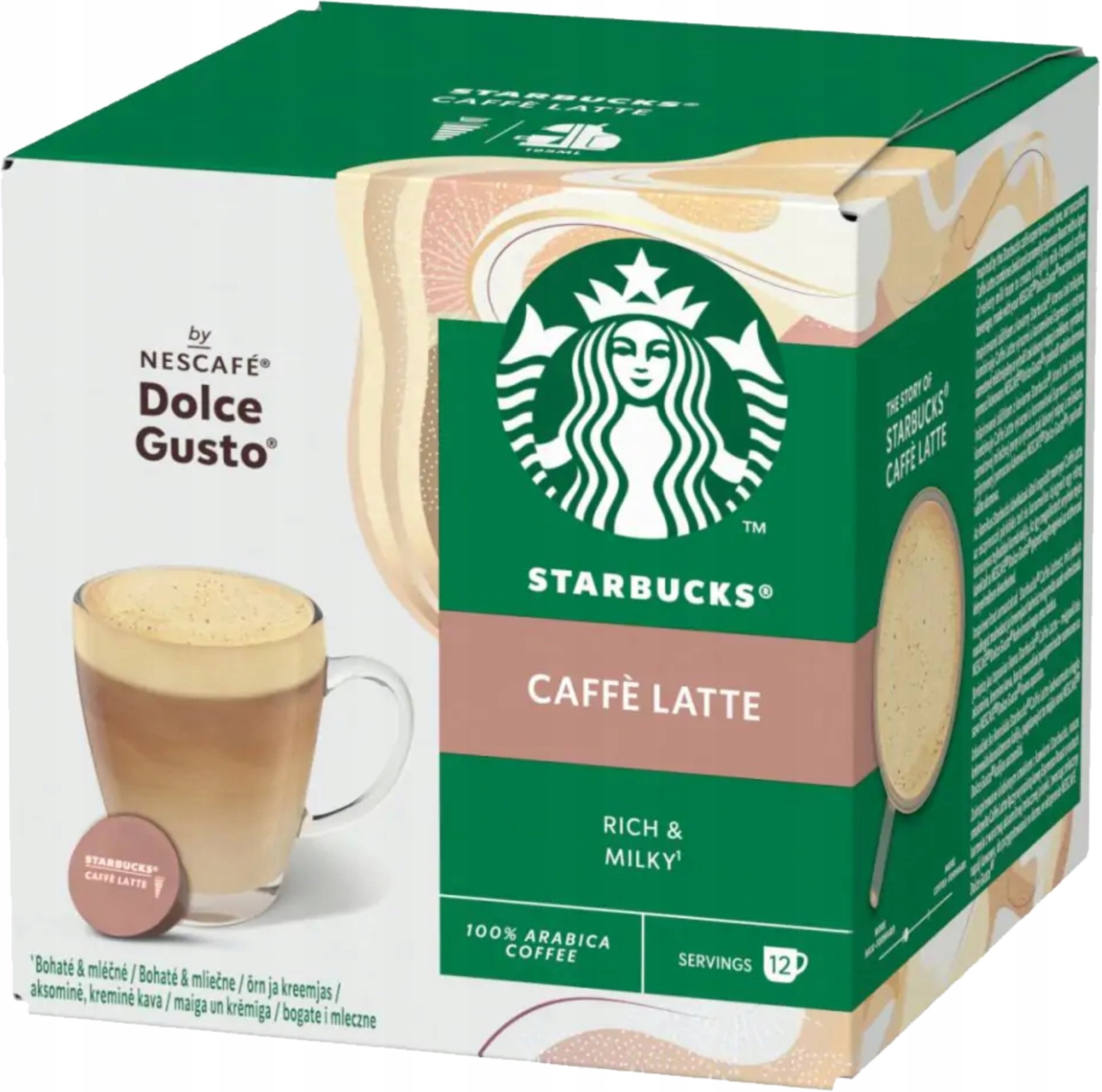 Kapsułki do Dolce Gusto Starbucks Caffe Latte 12 szt.