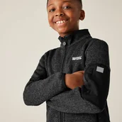 Bluzy dla chłopców - Regatta Polar dziecięcy rozsuwany Newhill Czarny, Rozmiar: 158 cm - miniaturka - grafika 1