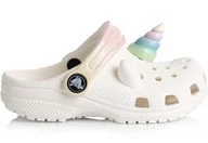 Buty dla dziewczynek - Klapki Crocs I AM Rainbow Unicorn - miniaturka - grafika 1
