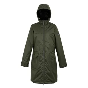 Regatta Damska kurtka wodoodporna Romine II - ciemny khaki/czarny - 10 - Kurtki damskie - miniaturka - grafika 1