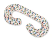 Poduszki do karmienia - Poduszka Ciążowa Typu C Poduszka Dla Kobiet W Ciąży I Do Karmienia- Plac Budowy - miniaturka - grafika 1