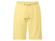 Spodnie sportowe męskie - LIVERGY® Bermudy męskie dresowe (Żółty, L (52/54)) - miniaturka - grafika 1