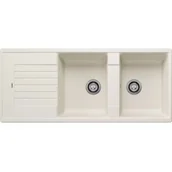 Zlewozmywaki - Zlewozmywak granitowy BLANCO Zia 8 S Silgranit Delikatny biały 527209 - miniaturka - grafika 1