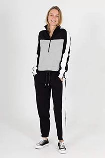 Bluzy damskie - Hurley Damska bluza polarowa z zamkiem błyskawicznym Therma czarny czarny L CJ8736 - grafika 1