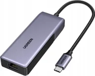 Karty sieciowe - Adapter sieciowy Ugreen UGCM848USB-C do RJ45 , 5GbE czarny 54552-0 - miniaturka - grafika 1