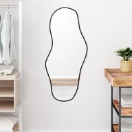 Lustra - Lustro ścienne, czarne, 100x45 cm Lumarko - miniaturka - grafika 1