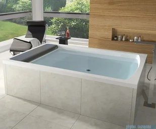 Riho Savona wanna prostokąta 190x130cm z hydromasażem Air lewa BB79005A2GH1009 - Wanny z hydromasażem - miniaturka - grafika 6